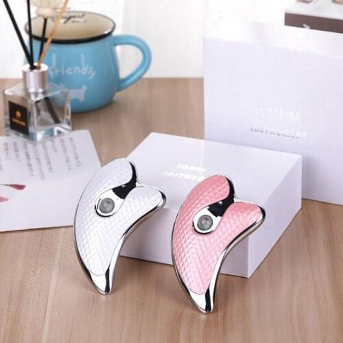 Guasha Scraping Facial Massager LED Light Microcurrent Skin Rejuvenation Body Massage Machine Face Lifting Slimming