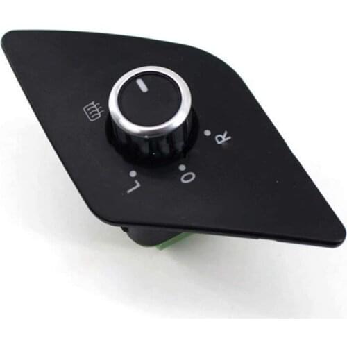 Chrome Mirror Adjust Switch Knob With Heat Function Low Version 16D959565 Fit for VW Jetta MK6