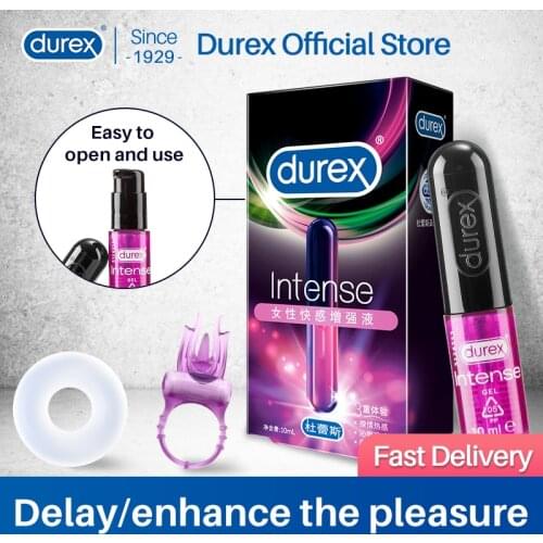 Durex Intense Orgasmic Gel 10ml Lubricant Sex Drops Strong Enhance Exciter for Women Safe Sex Toys Intimate Goods for Couple Sex