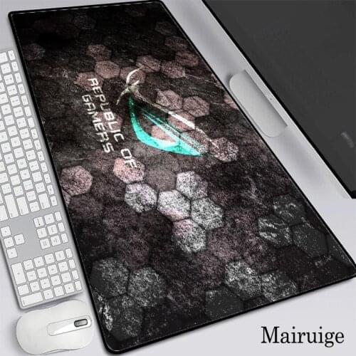 Cool Eye Logo Pattern Gaming Mouse Pad XXL PC Computer Keyboard Desk Pad Anti-slip Large Mousepad Gamer Accessories Desk Mat
