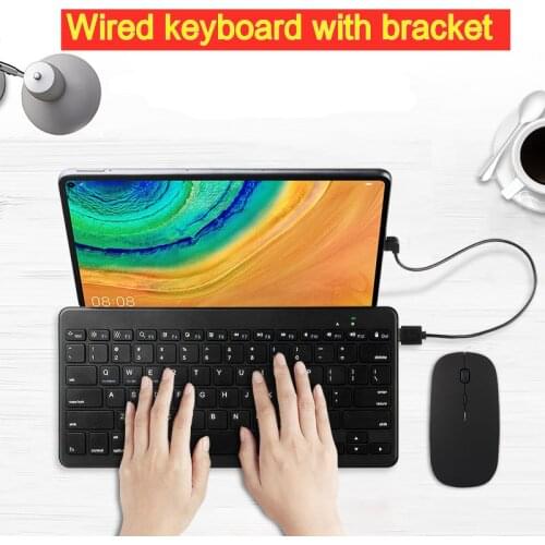 Wried Keyboard For Huawei MatePad 10.4 Pro 10.8" Tablet Ultra Slim Mini Wired Keyboard For MatePad T10S 10.1 T10 Honor V6 10.4