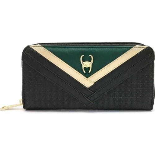 Loki Cosplay Card Holder Coin Purse Money Bag PU Leather Wallet Anniversary Fashion Gift