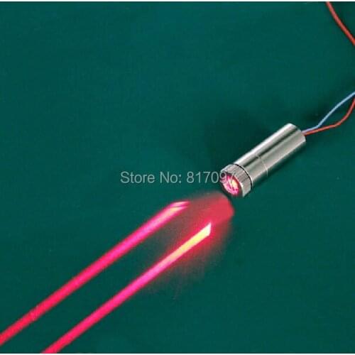 10mW 635nm Red Laser Module cross line Industrial Lasers APC driver laser diode 12x35mm Nickel-plated copper housing DIY Laser