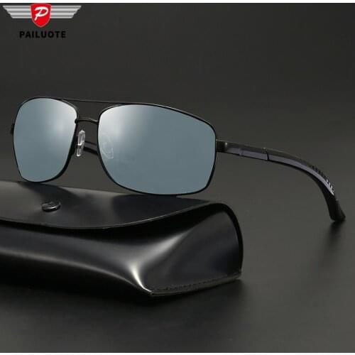 Double Beam Polarized Sunglasses Men Driving Eyewear Frames Material Polycarbonate Gafas De Sol Hombre Fishing Glasses for Men