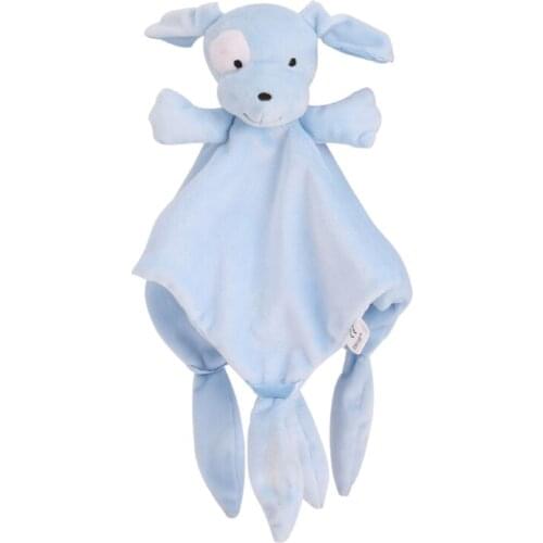 Soft Baby Appease Towel Soothe Sleeping Educative Baby Rattles Animal Blankie Towel Mobiles Stroller Toys K0066