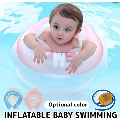New Baby Swimming Ring Inflatable Infant Floating Kids Float Swim Pool Accessories Circle Bath Inflatable Ring Toy For Dropship