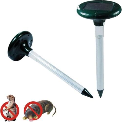 Outdoor Ultrasonic Pest Repeller Garden Yard Solar Energy Mouse Gopher Ultrasonic Moles Rat Pest Repeller Mouse Trap Device