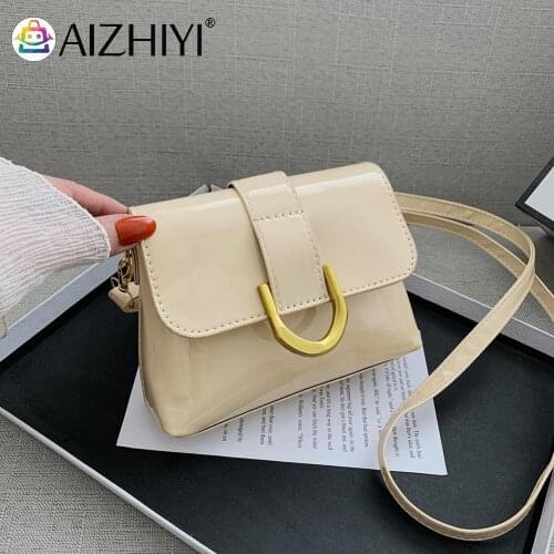 Vintage Women Pure Color PU Leather Shoulder Crossbody Messenger Bag Casual Ladies Small Handbag Purses