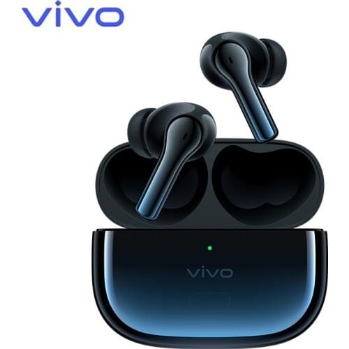 Vivo TWS 2e Earphone Wireless Bluetooth 5.2 Earbuds Dual Mic Call Noise Cancellation 12.2mm Driver AAC For Vivo X60 Pro X50