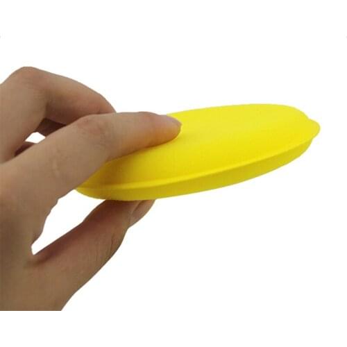 YOLU 1Pcs Car Cleaning Sponge Waxing Polish Wax Foam Sponge Applicator Pads Yellow Clean Washer Washing Tool Car Care