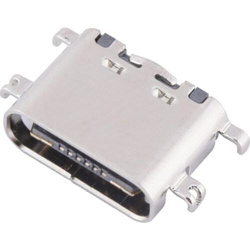 10PCS/LOT 1.6mm Micro USB JACK 3.1 Type-C 16pin SMD 90 degree female connector For Mobile Phone Charging port Charging Socket
