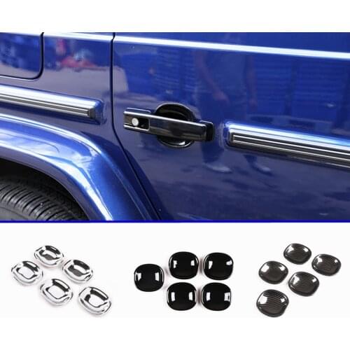 5pcs For Mercedes Benz G Class W463 G350 2019-2020 Car Door Bowl Cover Trim Exterior Car Accessories