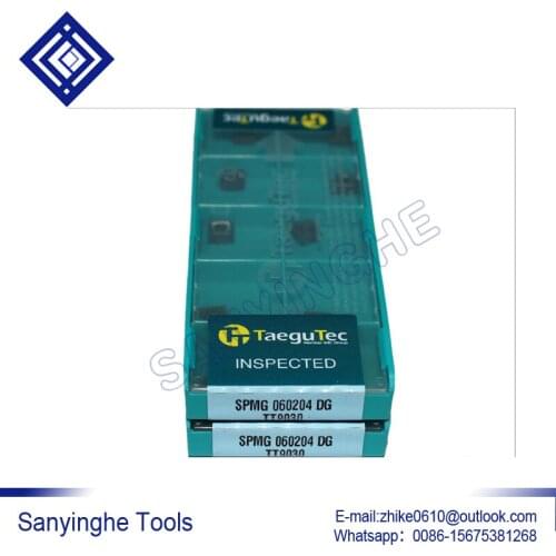 Free shipping high quality 50pcs/lots SPMG060204-DG TT9030 cnc carbide turning inserts