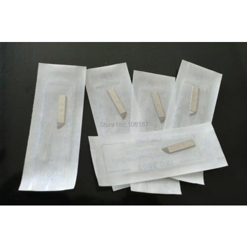 500Pcs Wholesale Permanent Makeup 14-Pin Star Type Needle Blades flat Manual Eyebrow Pen Tattoo Permanent Makeup Blades