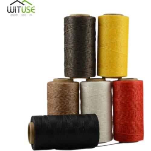 8pcs roll Waxed Thread Cotton Thread Cord String Strap Hand Stitching Hand Stitching for Leather Material DIY Handicraft Tool