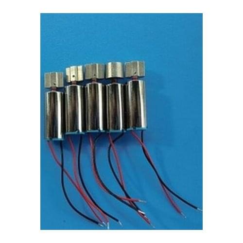 Free shipping LOW POWER Vibration Pager Vibrating Vibrator Micro mobile Motor 1.5V 6mm diameter 10mm lengther w/Leads
