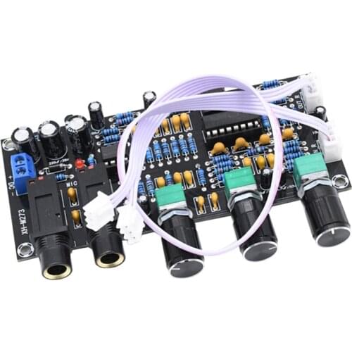 DC 12V 24V PT2399 Digital Microphone Amplifier Reverberation Karaoke OK Reverb Amplifier NE5532 Pre-amplifier Tone Board F4-011