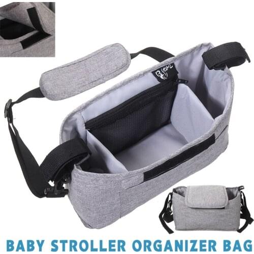 Baby Organiser Mummy Bag Storage Buggy Stroller Pram Pushchair Bottle Cup Holder