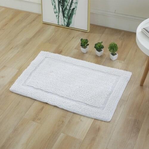 Cotton Mat Bath Mat Doormat Absorbent Anti-slip Carpet for Living Room Kitchen Bathroom Bedroom Rug Alfombra de bano
