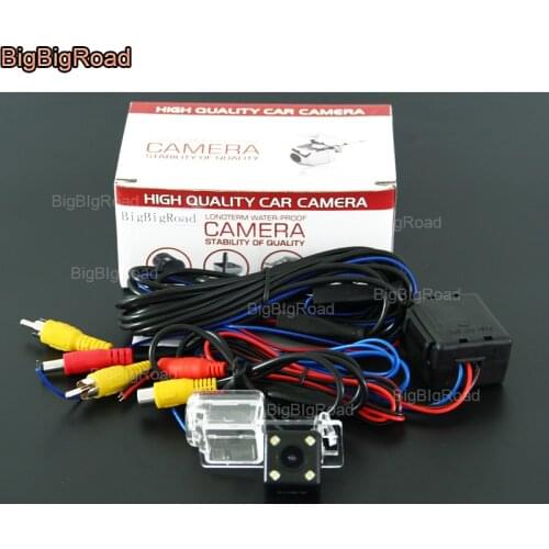 BigBigRoad Car Rear View Reverse Backup Camera with Filter / power relay For ford edge 2015 2016 2017 Fusion Mondeo Kuga Escape