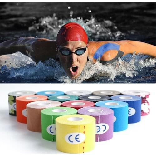 Kinesiology Tape Athlete Replace Roll Cotton Sports Elastic Muscle Knee Support Knee Protector Sports Tape Basketball Knee Brace