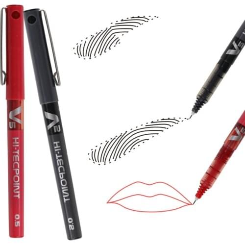 5pcs Tattoo Surgical Skin Marker Pen Microblading Accessories for Permanent Makeup Eyebrow Embroidery Tattoo Supplies Tools