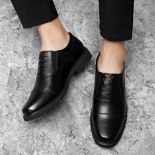 Men Shoes 2020 Korean Style Shoes Man Winter Mens Slip On Men Loafers Lether Mens Casual Leather Large Size