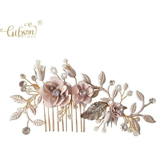 Women Hairstyle Idea Hair Accessories Headpiece Bridal Hair Comb Pin Set For Fairy Garden Wedding