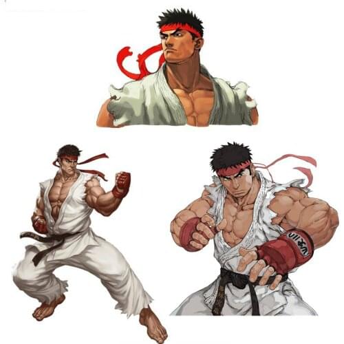Dawasaru Ryu Fighter Car Body Sticker Personalized Waterproof Decal Motorcycle High Quality KK Vinyl Cover Scratches PVC