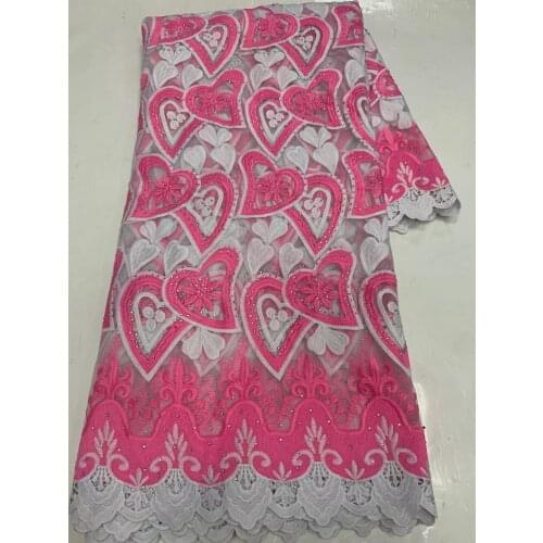 Lastest Guipure Embroidery French Lace Fabrics With Stones Tulle Mesh Net Lace Materials 5yards For Garment Wedding Party