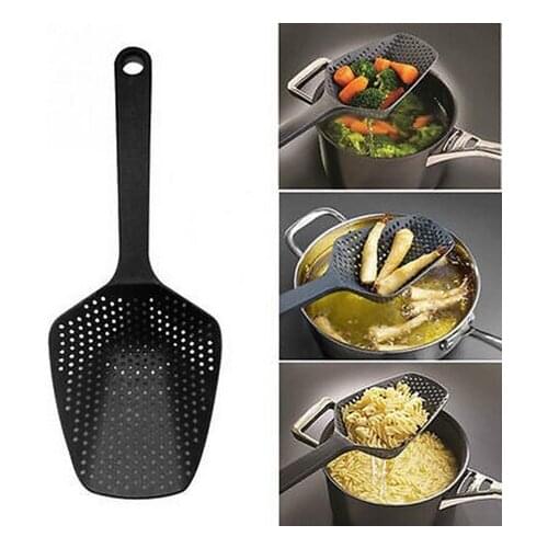 New Eco-Friendly No-stick Plastic Drain Shovel Strainers Water Leaking Shovel Ice Shovel Fishing Fence Colanders Kitchen Gadget