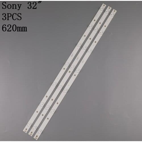 3 PCS LED backlight strip for 32LJ500 32LH500D GJ-2K16 GEMINI-315 32PFS6401 KDL-32R330D 32PHS5301 32PFS5501 LB32080 V0 01P26