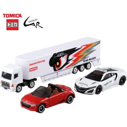 Takara Tomy Tomica Diecast Metal Alloy Car Models Boy Toy Honda Transporter Sport Vehicle Set Gifts