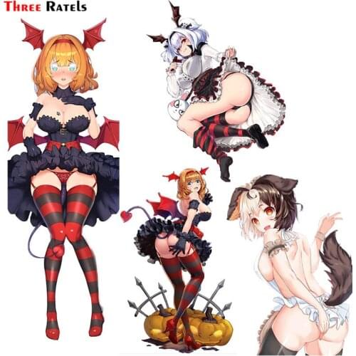 Three Ratels F357 T 12 Cailleach Bheur For Last Origin Funny Sexy Anime Girl Sticker Auto Accessories Decor Material Vinyl Decal