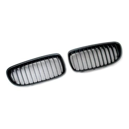 Carbon Fiber Style Sport Front Grille Replacement For BMW E60 5 Series