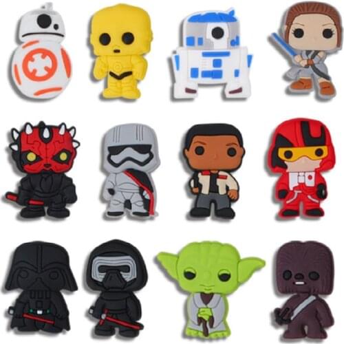 High Quality 1pcs PVC Shoe Buckles Accessories Fit Bands Bracelets Croc JIBZ Charms Shoe accessories Shoe decoration