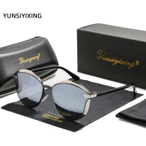 Yunsiyixing Womens Cat Eye Sunglasses