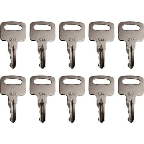 10PCS 455 Ignition Keys For Bobcat Genie Skyjack Snorkel Manlift Terex Boom Scissor Upright Lift