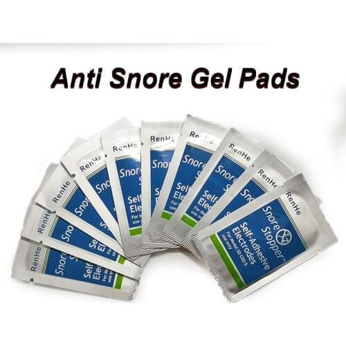 10pcs Replacement Electrode Gel Pads for Anti Snore Stopper– Snoring Aid Sheet