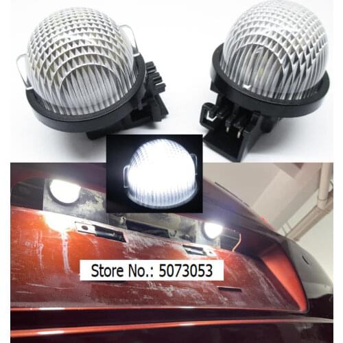 2PCS LED License Number Plate light For Suzuki Carry Pickup Jimmy JB23W JB74W Alto HA Grand Vitara Swift Wagon R MC Opel Agila