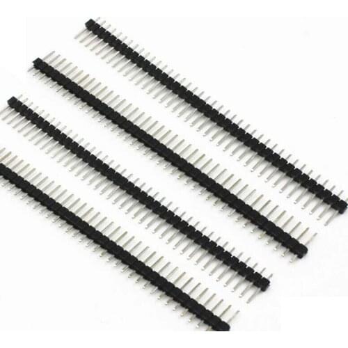 20PCS 40Pin 2.54mm Copper Single Row Straight Male Pin Header Strip PBC Ardunio High quality