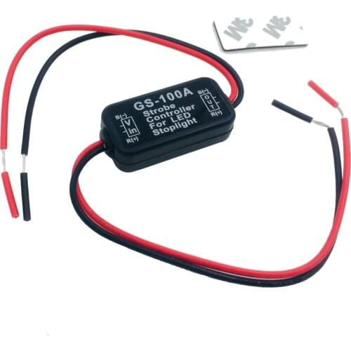 Auto Car 12V GS-100A LED Brake Stop Light Strobe Flash Flashing Controller Box