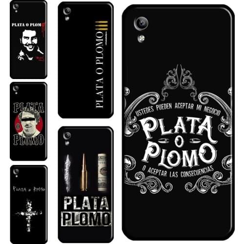 Plata o Plomo Narcos Case For Vivo Y20 Y20S Y30 Y70 Y19 Y81 V11 V20 SE V17 Neo S1 Y11S Y12 Y17 Y91C Y11 2019