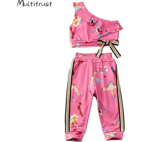 2020 Kids Girls 2pcs Dance Sports Bra Crop Top with Legging Gymmnastics Leotard Active Swimming Outfit Set