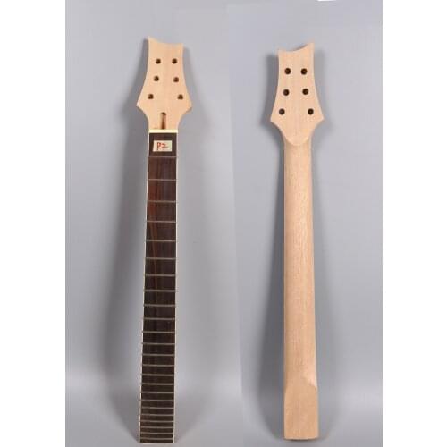 Electric Guitar Neck 24 fret rosewood Fretboard Mahogany white bird Inlay Bolt on Guitar parts #prs P2