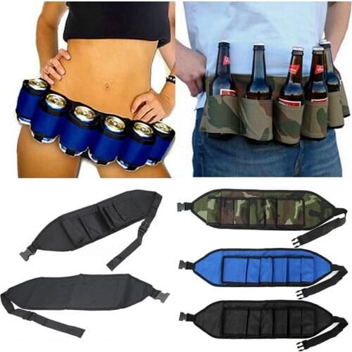 Climbing Camping Hiking Holster Portable Bottle Waist Beer Belt Bag Wine Bottles