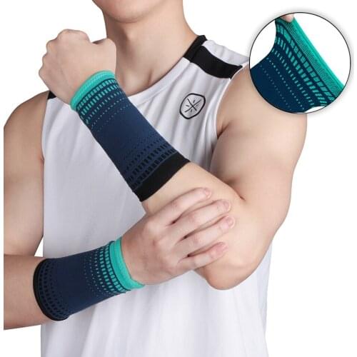 KoKossi 1PCS Wristband Breathable Elasticity Weight Lifting Wrist Support Badminton Brace Basketball Gym Training Wrist Support