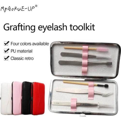 Tweezers Storage Box Professional Tweezers Organizer Protective Box Eyelash Extension Makeup Pencil Case Tools