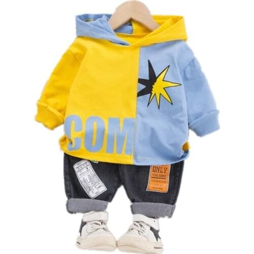 New Spring Autumn Baby Girl Clothes Children Boys Sports Cotton Hoodies Pants 2Pcs/sets Toddler Fashion Costume Kids Tracksuits