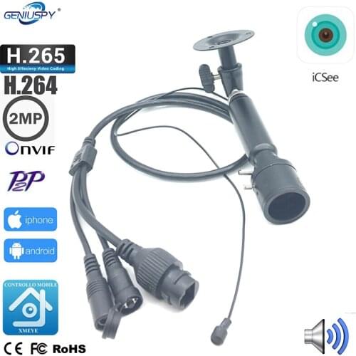 Varifocal 1080P Mini IP Bullet WEB Camera HD Indoor Color Network Home Security Video Audio Surveillance Ethernet Camera Onvif